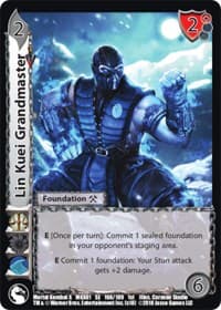 Lin Kuei Grandmaster - Mortal Kombat X - UniVersus card