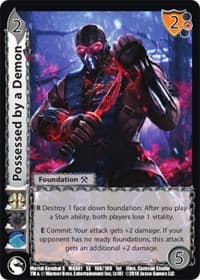 Possessed by a Demon - Mortal Kombat X - UniVersus card