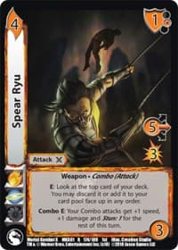 Spear Ryu - Mortal Kombat X - UniVersus card