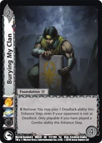 Burying My Clan - Mortal Kombat X - UniVersus card