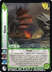 Kove - Mortal Kombat X - UniVersus card
