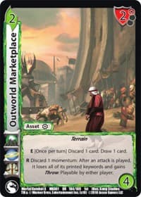 Outworld Marketplace - Mortal Kombat X - UniVersus card