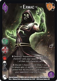 Ermac* - Mortal Kombat X - UniVersus card