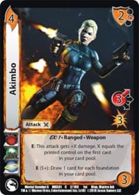 Akimbo - Mortal Kombat X - UniVersus card