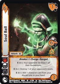 Soul Ball - Mortal Kombat X - UniVersus card