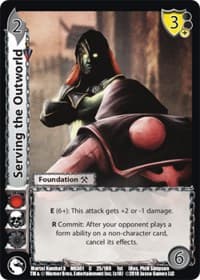 Serving the Outworld - Mortal Kombat X - UniVersus card