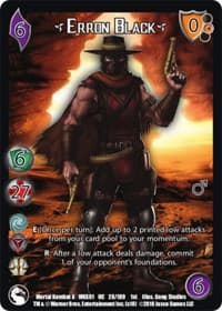 Erron Black* - Mortal Kombat X - UniVersus card