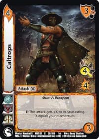 Caltrops - Mortal Kombat X - UniVersus card