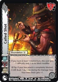 Called Shot - Mortal Kombat X - UniVersus card
