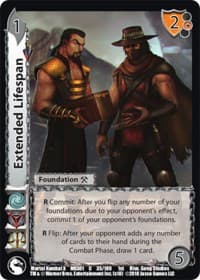 Extended Lifespan - Mortal Kombat X - UniVersus card