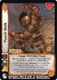 Punch Walk - Mortal Kombat X - UniVersus card