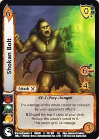 Shokan Bolt - Mortal Kombat X - UniVersus card