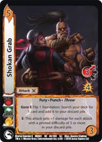 Shokan Grab - Mortal Kombat X - UniVersus card