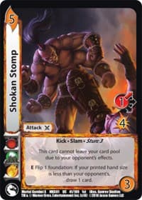Shokan Stomp - Mortal Kombat X - UniVersus card