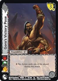 Goro's Victory Pose - Mortal Kombat X - UniVersus card