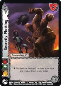 Secretly Plotting - Mortal Kombat X - UniVersus card