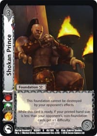 Shokan Prince - Mortal Kombat X - UniVersus card