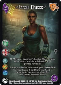 Jacqui Briggs* - Mortal Kombat X - UniVersus card