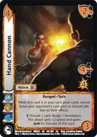 Hand Cannon - Mortal Kombat X - UniVersus card