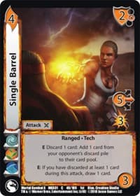 Single Barrel - Mortal Kombat X - UniVersus card