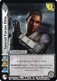 Special Forces Elite - Mortal Kombat X - UniVersus card