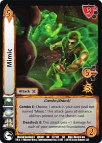 Mimic - Mortal Kombat X - UniVersus card