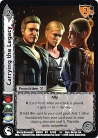 Carrying the Legacy - Mortal Kombat X - UniVersus card