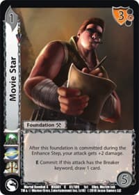 Movie Star - Mortal Kombat X - UniVersus card