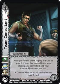 Team Consultant - Mortal Kombat X - UniVersus card