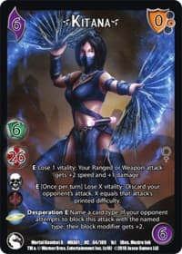 Kitana* - Mortal Kombat X - UniVersus card