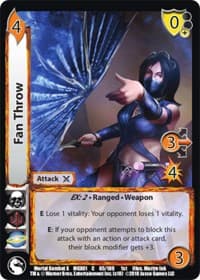 Fan Throw - Mortal Kombat X - UniVersus card