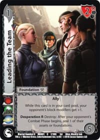 Leading the Team - Mortal Kombat X - UniVersus card