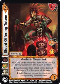 Blood Offering Totem - Mortal Kombat X - UniVersus card