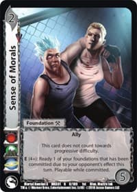 Sense of Morals - Mortal Kombat X - UniVersus card