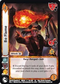 Bo Flame - Mortal Kombat X - UniVersus card