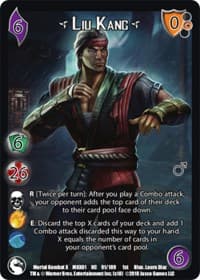 Liu Kang* - Mortal Kombat X - UniVersus card