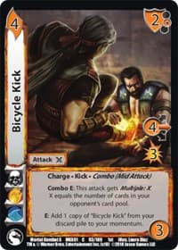 Bicycle Kick - Mortal Kombat X - UniVersus card