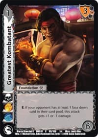 Greatest Kombatant - Mortal Kombat X - UniVersus card