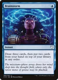 Brainstorm - Commander 2018 - Magic: The Gathering card