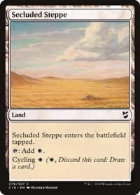 Secluded Steppe - Commander 2018 - Magic: The Gathering card