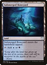 Submerged Boneyard - Commander 2018 - Magic: The Gathering card