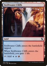 Swiftwater Cliffs - Commander 2018 - Magic: The Gathering card