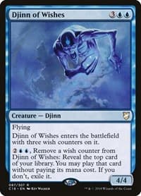 Djinn of Wishes - Commander 2018 - Magic: The Gathering card