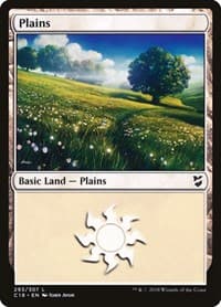 Plains (293) - Commander 2018 - Magic: The Gathering card
