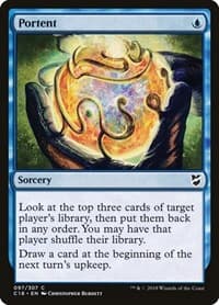 Portent - Commander 2018 - Magic: The Gathering card