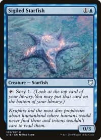 Sigiled Starfish - Commander 2018 - Magic: The Gathering card