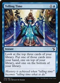 Telling Time - Commander 2018 - Magic: The Gathering card