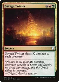 Savage Twister - Commander 2018 - Magic: The Gathering card