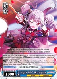 "Angel's Smile" Ako Udagawa - BanG Dream! Girls Band Party! - Weiss Schwarz card
