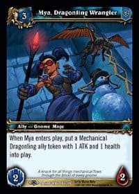 Mya, Dragonling Wrangler - Dark Portal - WoW card